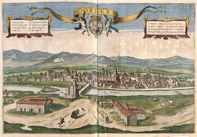 Fontainebleau, Frankrijk (gravure) door Georg Braun and Hogenberg Franz