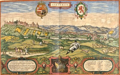 Limburg, Belgium door Georg and Hogenberg Franz (1535 90) Braun