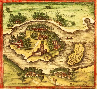 Sofala, Mozambique door Georg and Hogenberg Franz (1535 90) Braun
