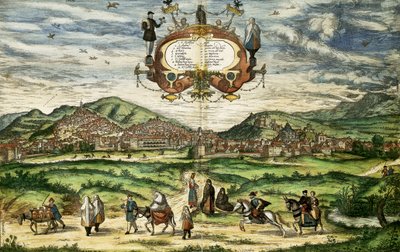 Kaart van Granada, uit 