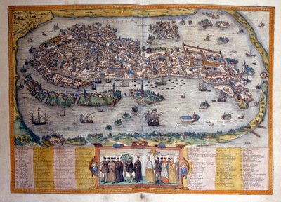 Uitzicht op Venetië uit de Atlas 