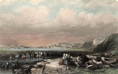 Ingang van Shields Harbour, gegraveerd door W. Finden door George (after) Balmer