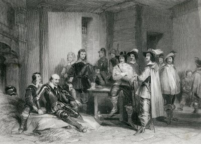 De dood van de Graaf van Lindsey door George (after) Cattermole