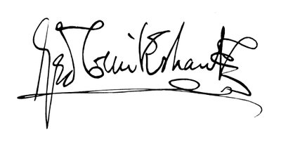 Handtekening van George Cruikshank (gravure) door George (after) Cruikshank