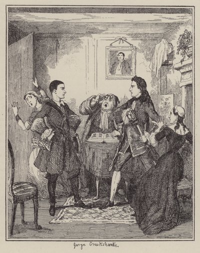 Illustratie voor Jack Sheppard door George (after) Cruikshank