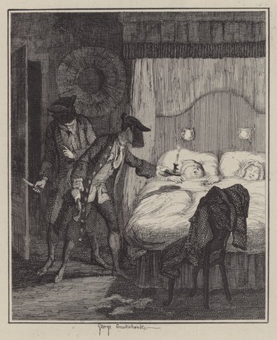 Illustratie voor Jack Sheppard door George (after) Cruikshank
