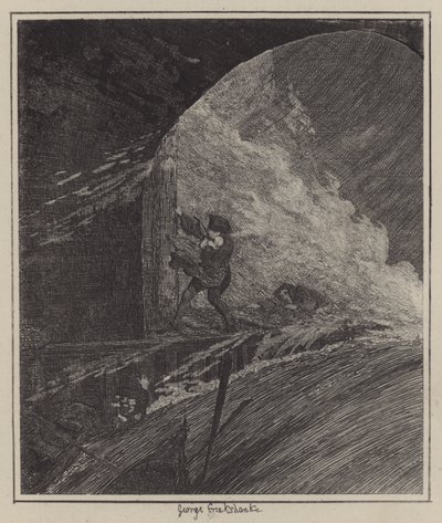 Illustratie voor Jack Sheppard door George (after) Cruikshank