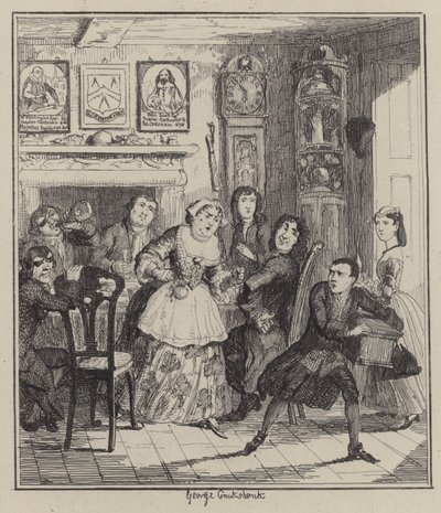 Illustratie voor Jack Sheppard door George (after) Cruikshank