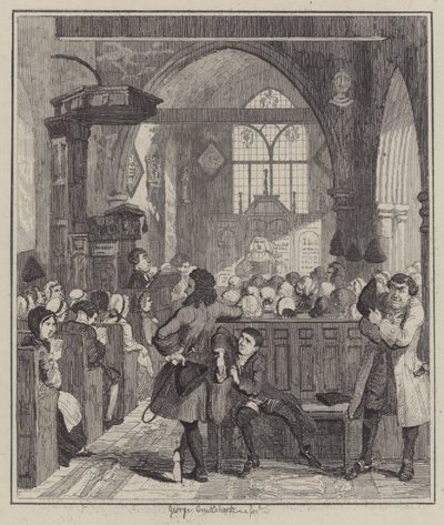 Illustratie voor Jack Sheppard door George (after) Cruikshank