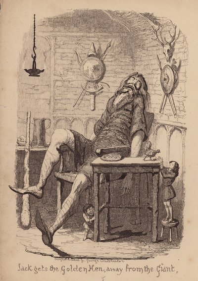 Jack en de Bonenstaak door George (after) Cruikshank