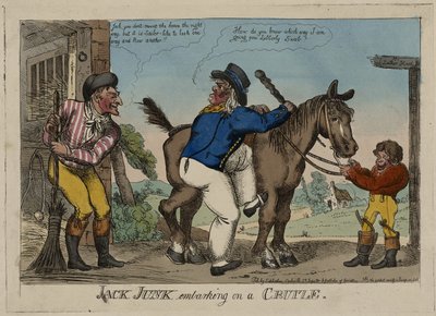 JACK JUNK gaat op een CRUIZE door George (attr. to) Cruikshank