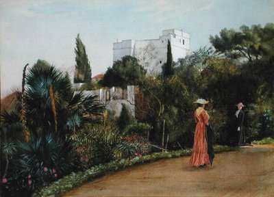 Italiaans landschap door George 9th Earl of Carlisle Howard
