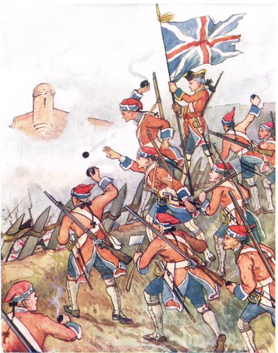 De Britse Grenadiers, illustratie uit 