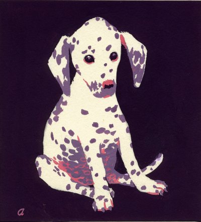 Dalmatiër Puppy door George Adamson