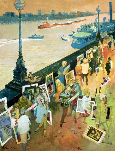 Thames Embankment, vooromslag van Undercover magazine, gepubliceerd december 1985 door George Adamson