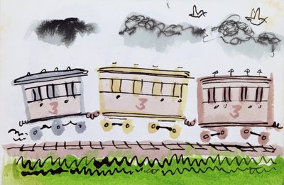 De stoomtrein, deel II, 1952 door George Adamson