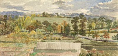 Kilburn richting Hampstead, 1858 door George Adolphus Storey