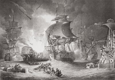 De Slag bij de Nijl, 1 augustus 1798, uit 
