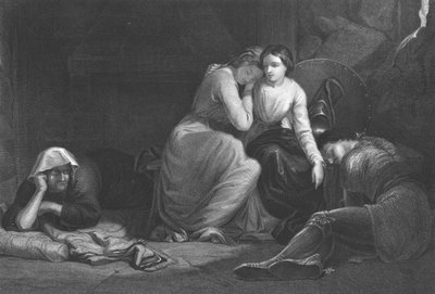 Florimel en de heks, ca. 1852 door George August Periam
