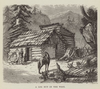 Een blokhut in het westen door George Augustus Sala