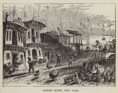 Oesterboten, New York door George Augustus Sala