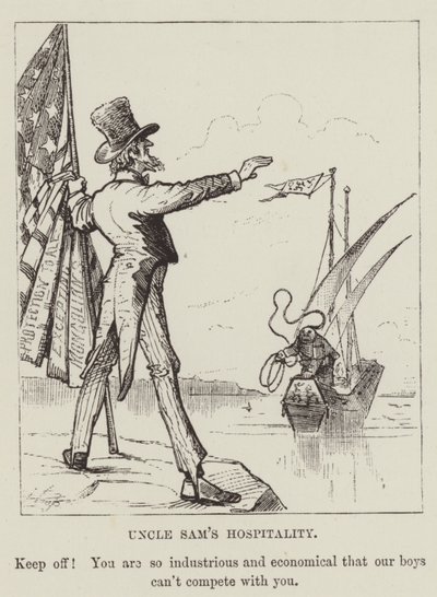 De Gastvrijheid van Oom Sam door George Augustus Sala