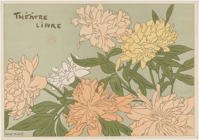 "Myrane" en "Les Chapons" (Programma voor Théâtre Libre) door George Auriol