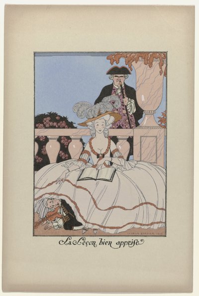 De goed geleerde les door George Barbier