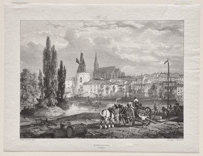 Pittoreske en Romantische Reizen in het Oude Frankrijk (Languedoc II, deel I): Castelnaudary door George Barnard