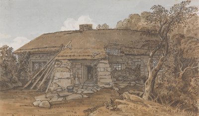 Een Huisje op het Eiland Wight door George Barret Jr.