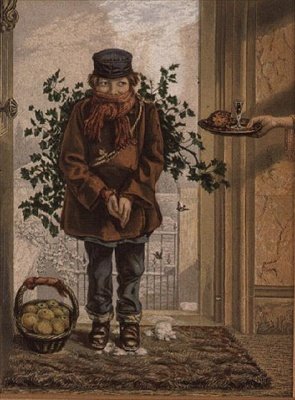 Kersttijd door George Baxter