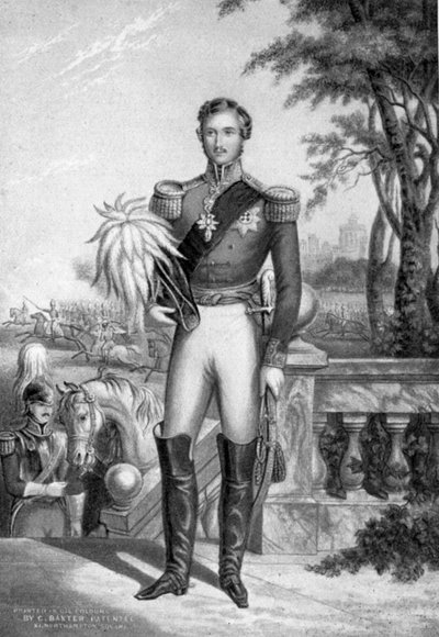 Prins Albert van Saksen-Coburg en Gotha, echtgenoot van Koningin Victoria, ca. 1840-1861, 1910 door George Baxter