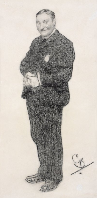Portret van H.G. Wells door George Belcher