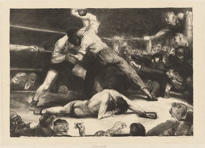Een Knockout door George Bellows