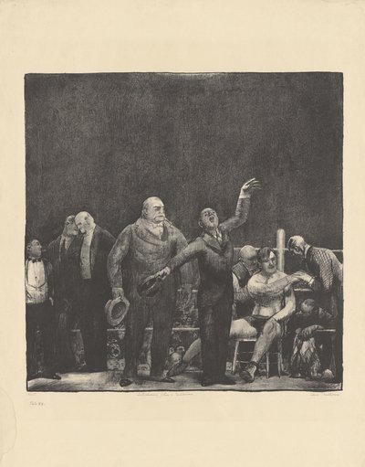 John L. Sullivan Introduceren door George Bellows