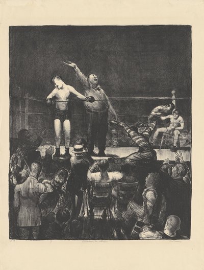 De Kampioen Introduceren door George Bellows