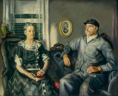De heer en mevrouw Phillip Wase door George Bellows