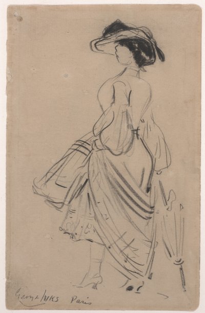 Dame van Mode door George Benjamin Luks