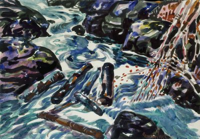De Beek, Nova Scotia door George Benjamin Luks