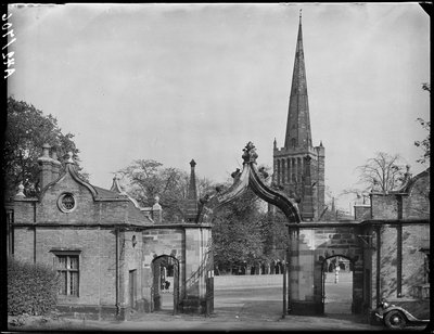 Aston Hall, Poort, Witton Lane, Aston Park, Aston, Birmingham, 1941 door George Bernard Mason