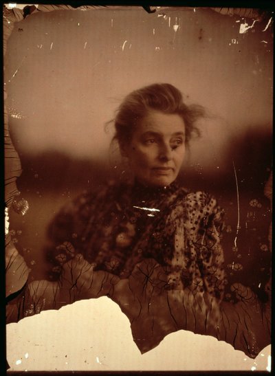 Portretfoto van Beatrice Webb (1858-1943) door George Bernard Shaw
