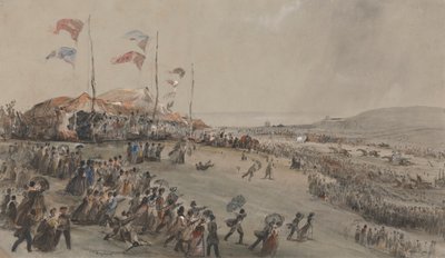 Hastings Races door George Bryant Campion