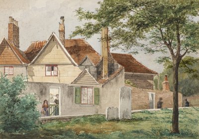 Huisjes in Trevanion Street, Dover door George Buchanan Wollaston