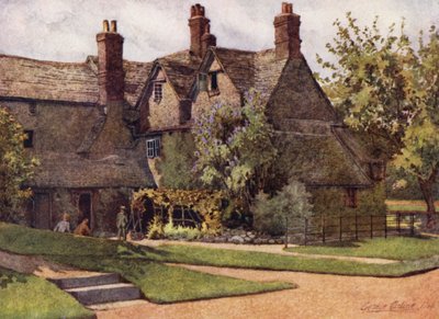 Oxford: De Cottages, Trinity College door George Carline