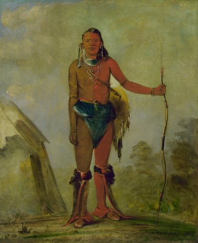Aih-no-wa, Het Vuur, een Fox medicijnman, 1835 door George Catlin