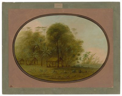 Arowak Dorp door George Catlin