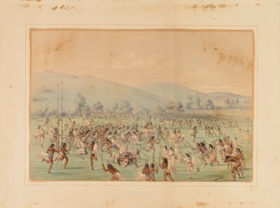 Balspel - nr. 23 door George Catlin