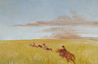 Bogard, Batiste en ik, reizend door een Missouri-vlakte, 1837-1839 door George Catlin