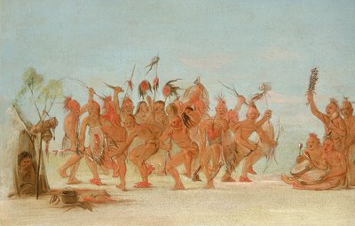 Dans op de Medicijnzak van de Dapperen door George Catlin