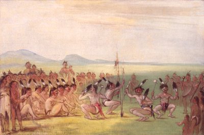 Adelaarsdans, Choctaw, 1835-1837 door George Catlin